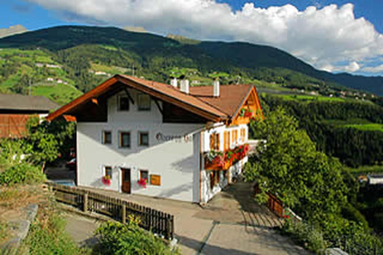 Oberegghof Ferienwohnung Garten Riffian Exterior foto