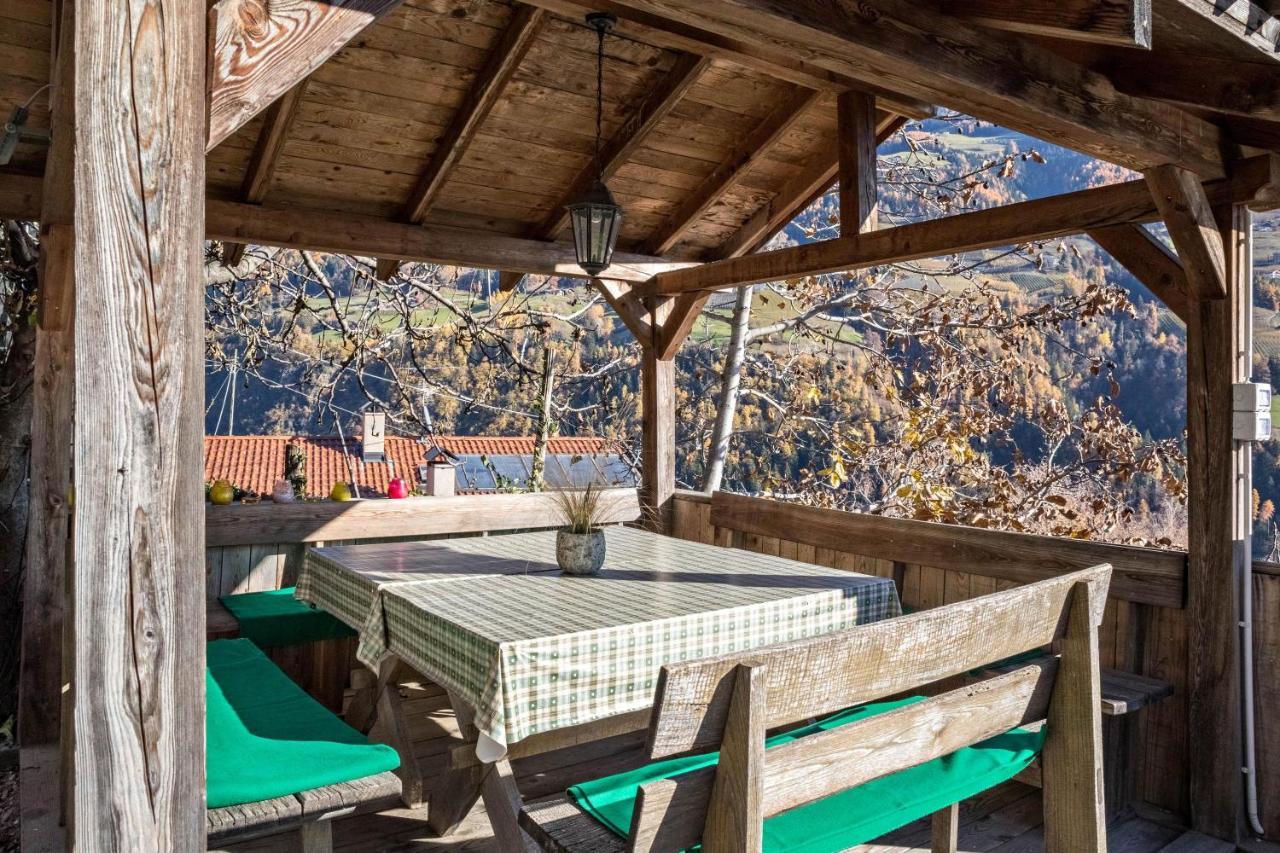 Oberegghof Ferienwohnung Garten Riffian Exterior foto